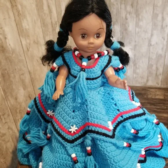 beaded doll dress Vee's Victorians Doll Clothes